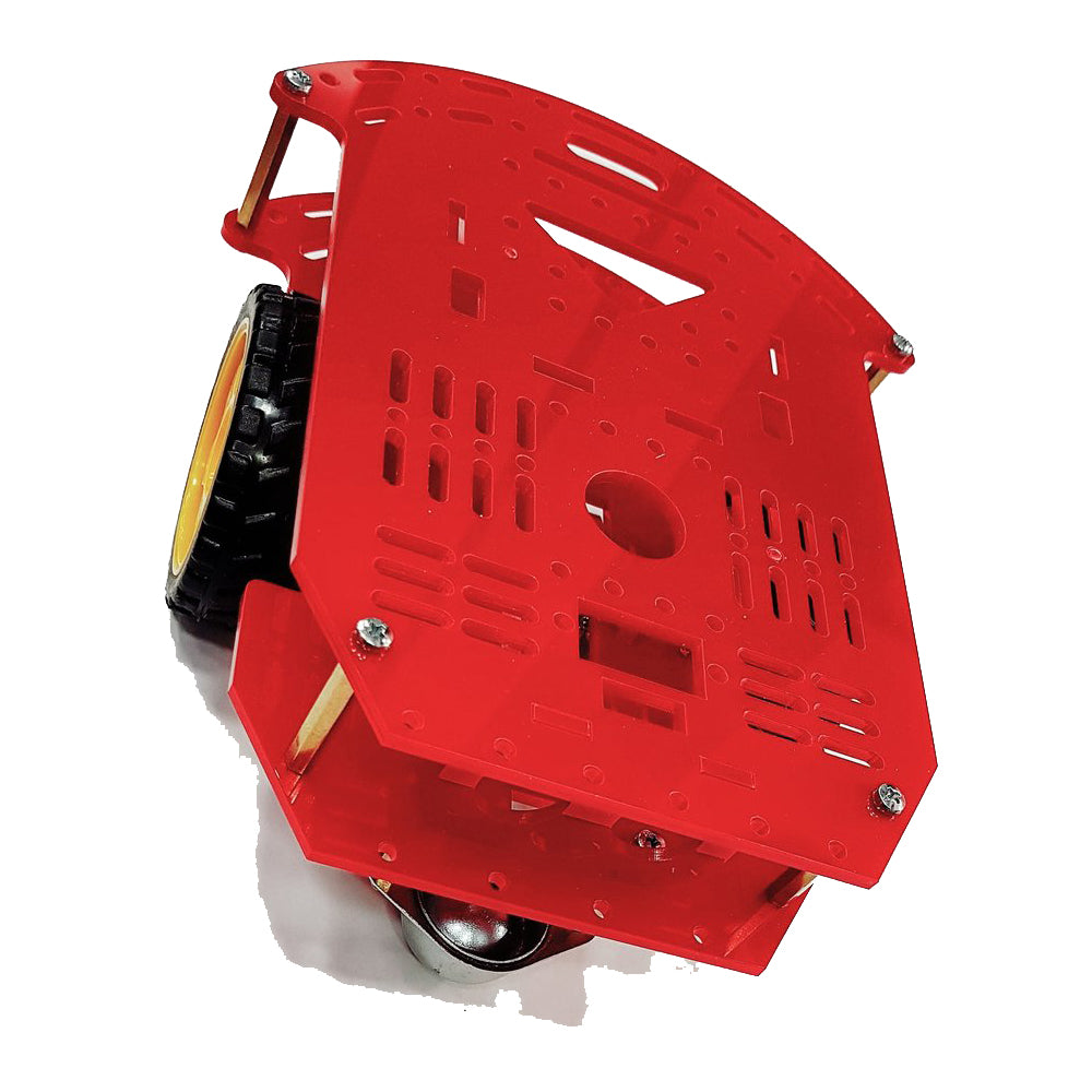 Chassis Robot Platform (2 Gear Motors + 2 Wheels + Castor)