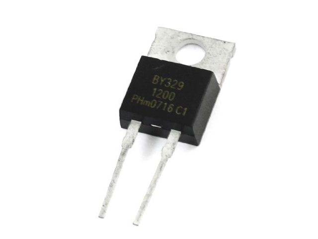 دايود BY329X فاست ركتيفاير 8A 1200V سوفت ريكفري