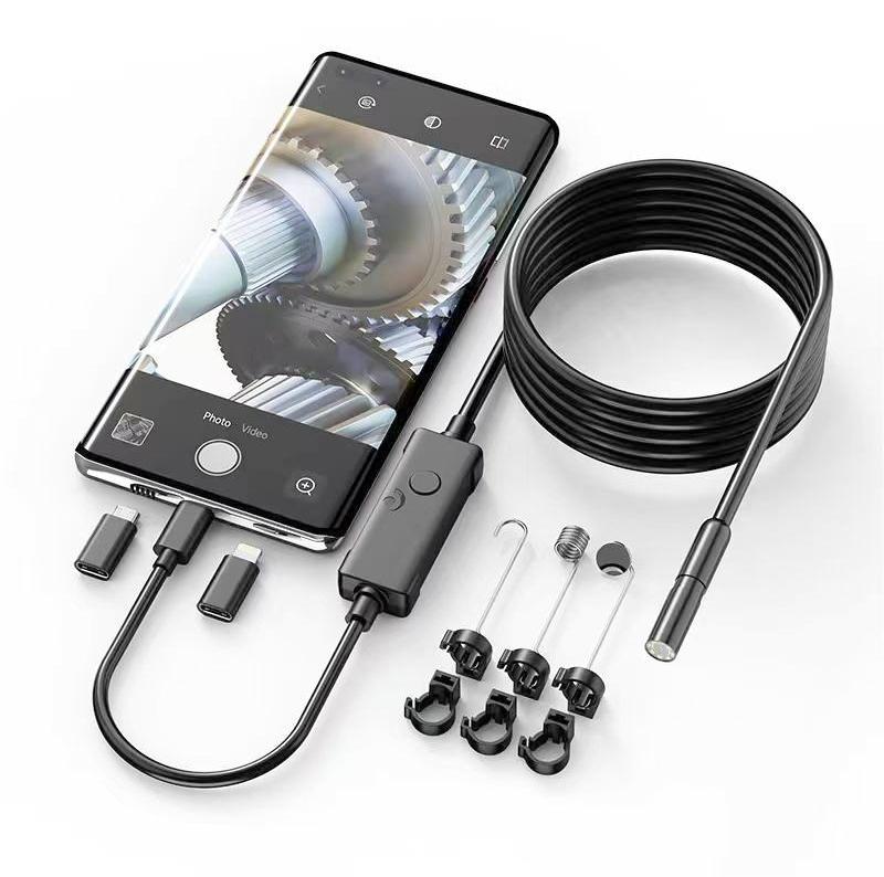 Endoscope Camera 5mm (USB type C - Water Proof) Semi Rigid Cable 5 Meter