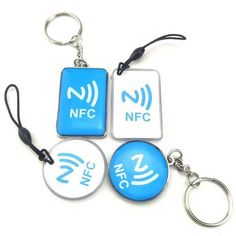 Epoxy keychain NFC NTAG215
