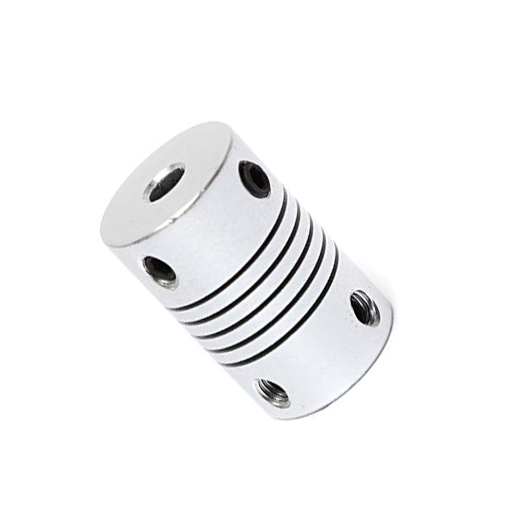 كوبلنق مرن 3mm إلى 6.35mm لموتور ستيبر CNC وطابعات 3D