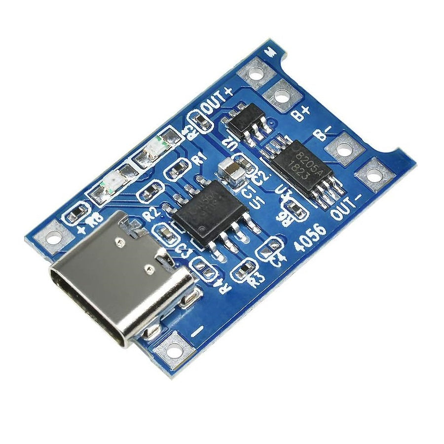 موديول شاحن بطارية ليثيوم TP4056 USB Type-C