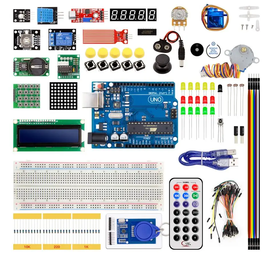 Arduino UNO R3 Starter Kit – Arduino Learning Kit