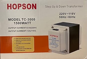 Hopson TC-3000 Step Down Transformer 220V to 110V – 1500W