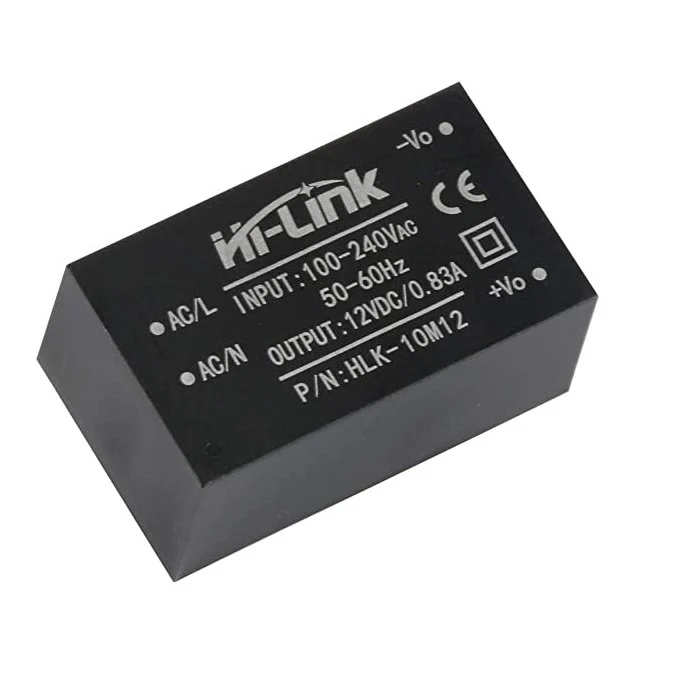 220Vac to 12Vdc 10W Compact Power Module (HLK-10M12)