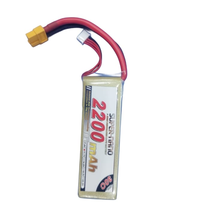 بطارية ليثيوم بوليمر SUPER NANO 11.1V 2200mAh 3S