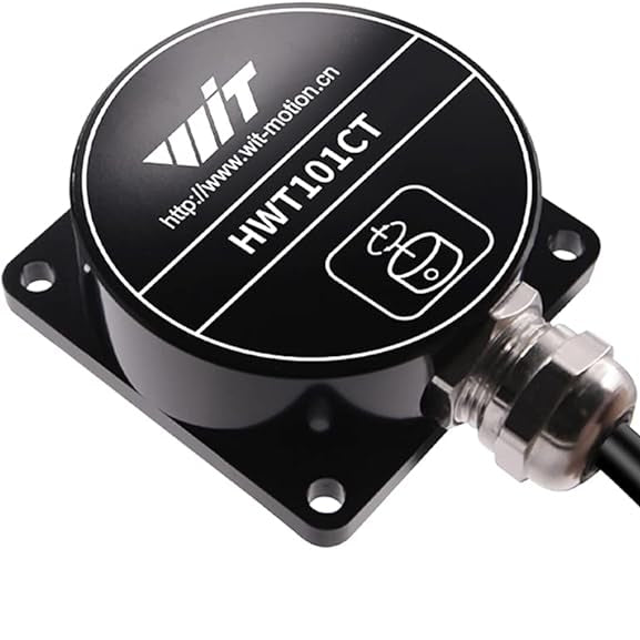 Z-Axis 1000HZ IP68 Z-Axis 0.1øCrystal Inclinometer, MEMS Tilt Angle Sensor HWT101CT-TTL