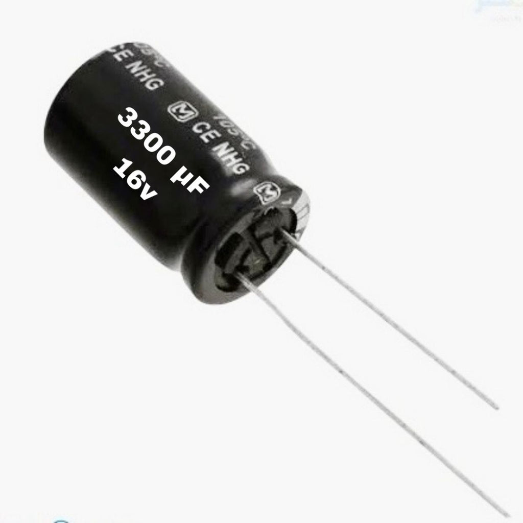مكثف 3300µF 16V الكتروليت