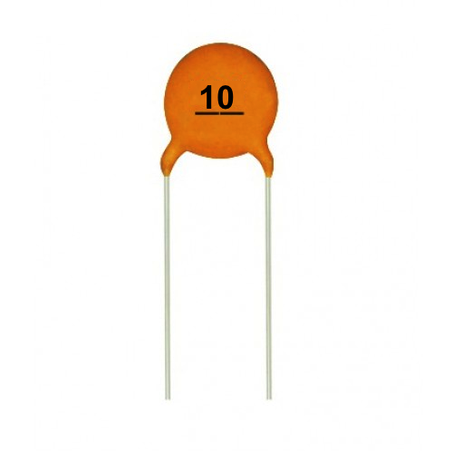 مكثف سيراميك 10pF 50V (10 قطع)