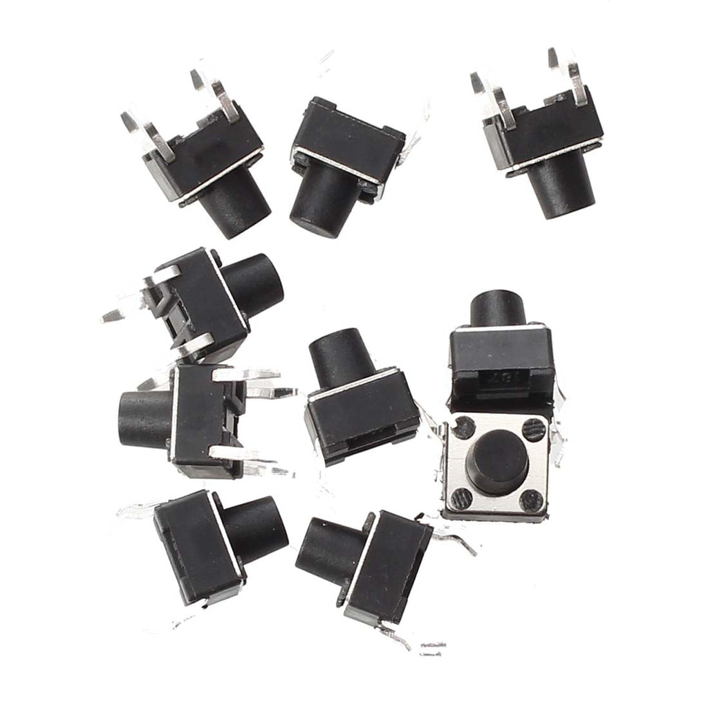 زر ضغط Push Button 6x6 ارتفاع 7mm - 4 أرجل
