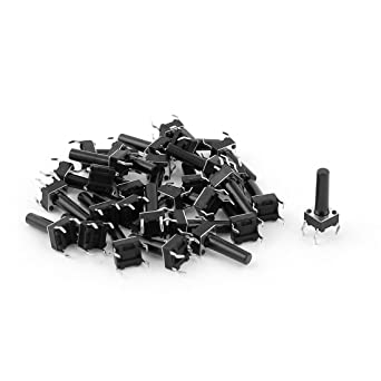 زر ضغط Push Button 6x6x15 مم - 4 Pins