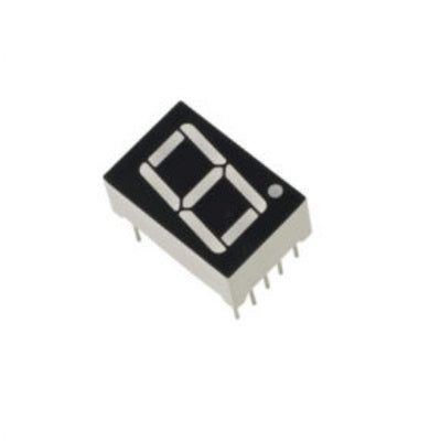 7-Segment Single Digit 0.56 inch (Common Anode -Red)