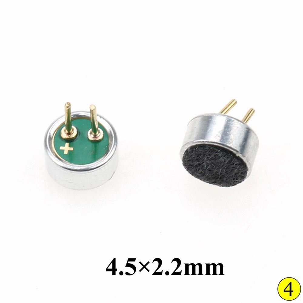 Microphone condenser  4.5*2.2 mm
