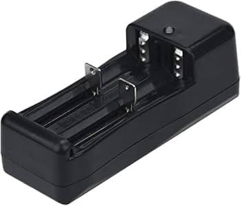 2 slot 18650 battery charger with wall plug or dual 18650 direct plug charger