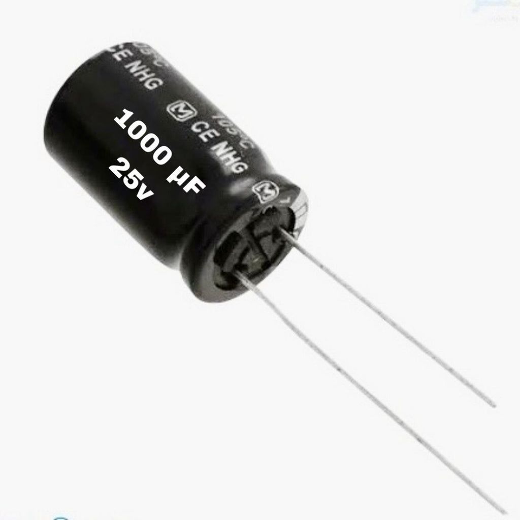 Capacitors 1000mf. 25v.